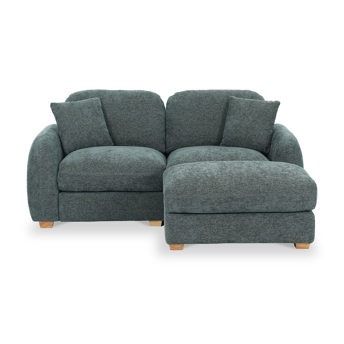 Cloud Chaise Sofa Moss from Roseland Furniture