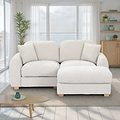 Cloud Chaise Sofa Natural Haze from Roseland Furniture