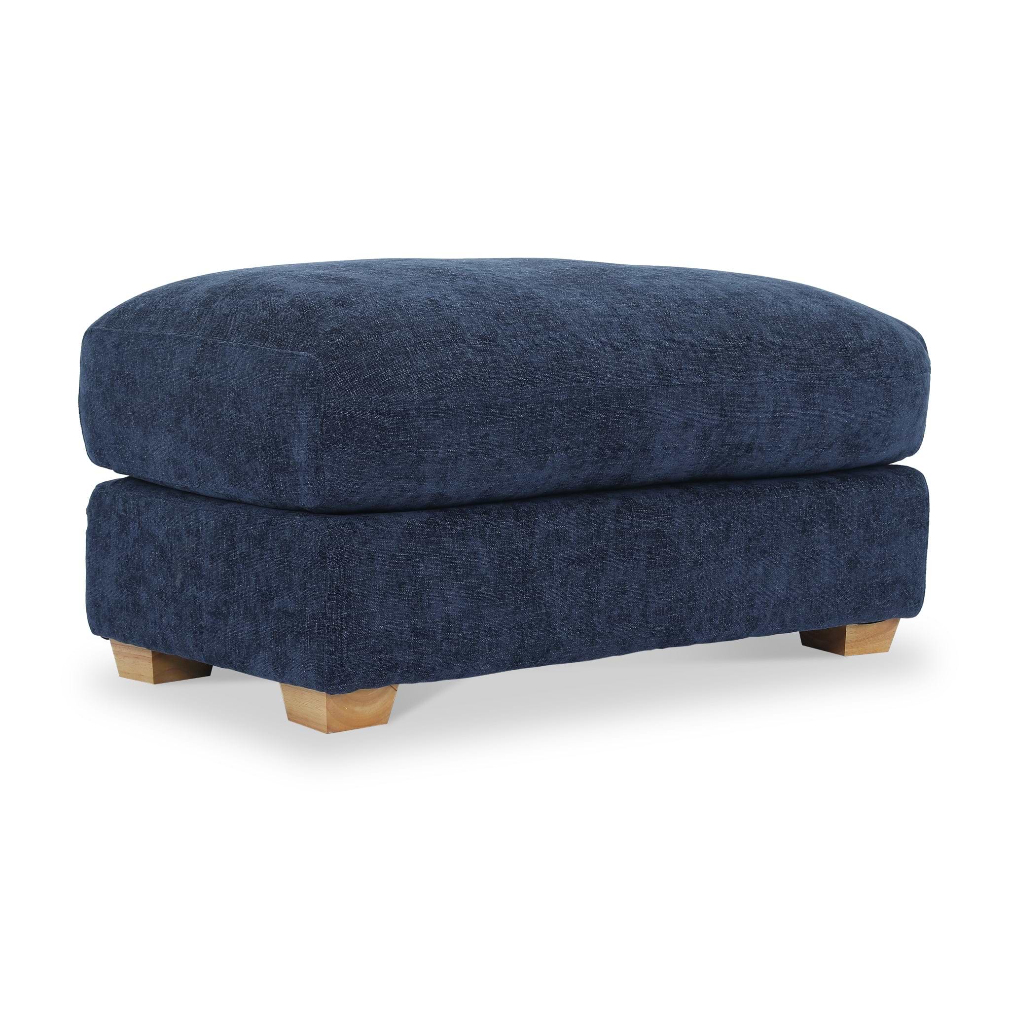Cloud Footstool Deep Blue from Roseland Furniture