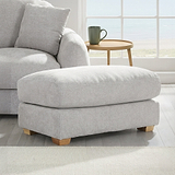 Cloud Footstool Fog from Roseland Furniture