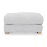 Cloud Footstool Fog from Roseland Furniture