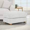 Cloud Footstool Natural Haze from Roseland Furniture