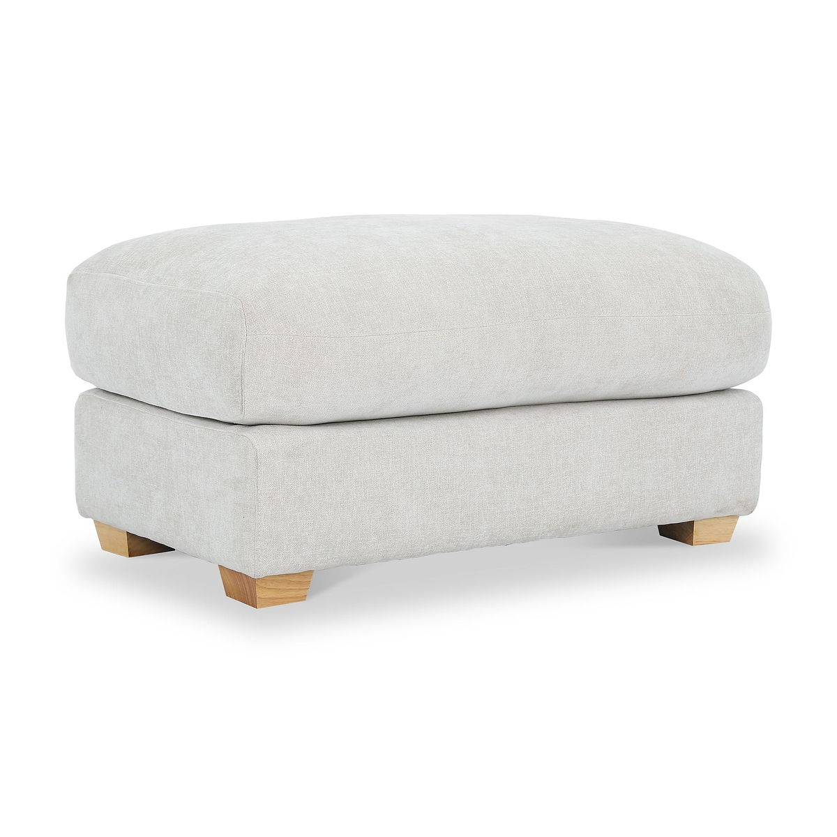 Cloud Footstool Natural Haze from Roseland Furniture