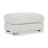 Cloud Footstool Natural Haze from Roseland Furniture