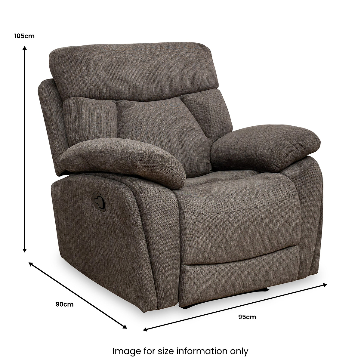 Yarbury Manual Recliner Armchair from Roseland Furniture