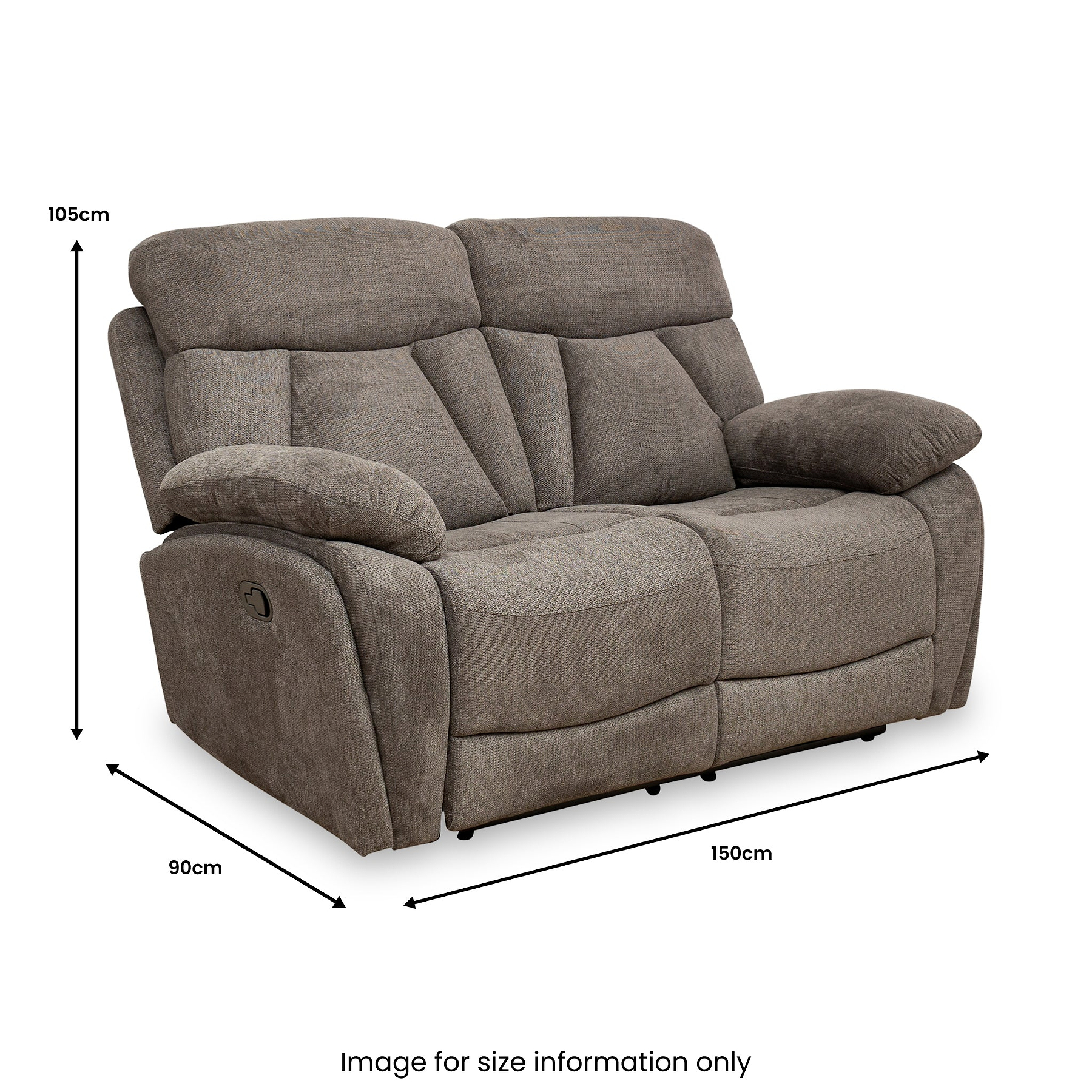 Yarbury 2 Seater Manual Recliner from Roseland Furniture