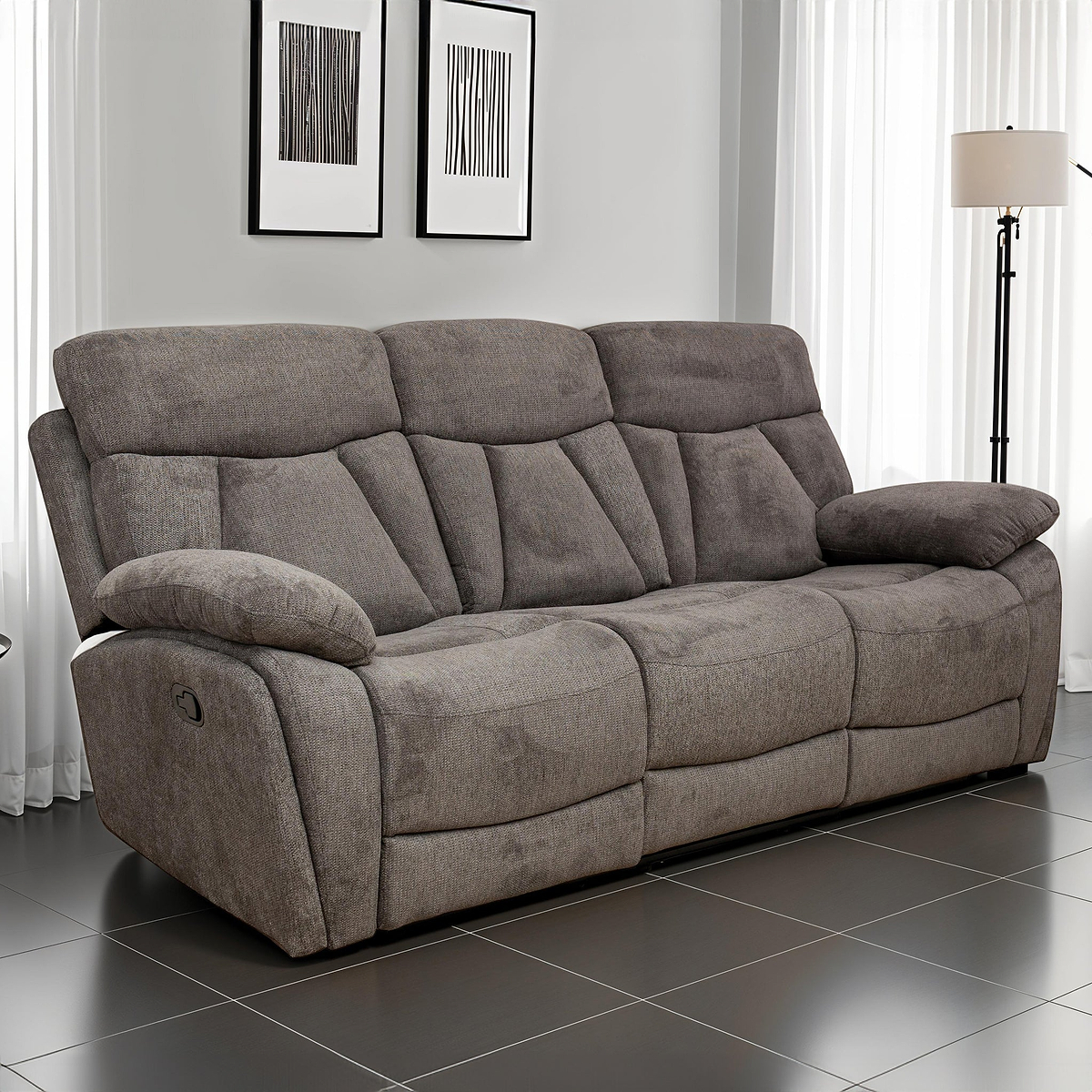 Yarbury 3 Seater Manual Recliner from Roseland Furniture