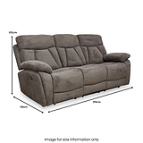 Yarbury 3 Seater Manual Recliner from Roseland Furniture