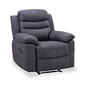 Conway Charcoal Reclining Armchair from Roseland Furniture