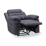 Conway Charcoal Reclining Armchair from Roseland Furniture