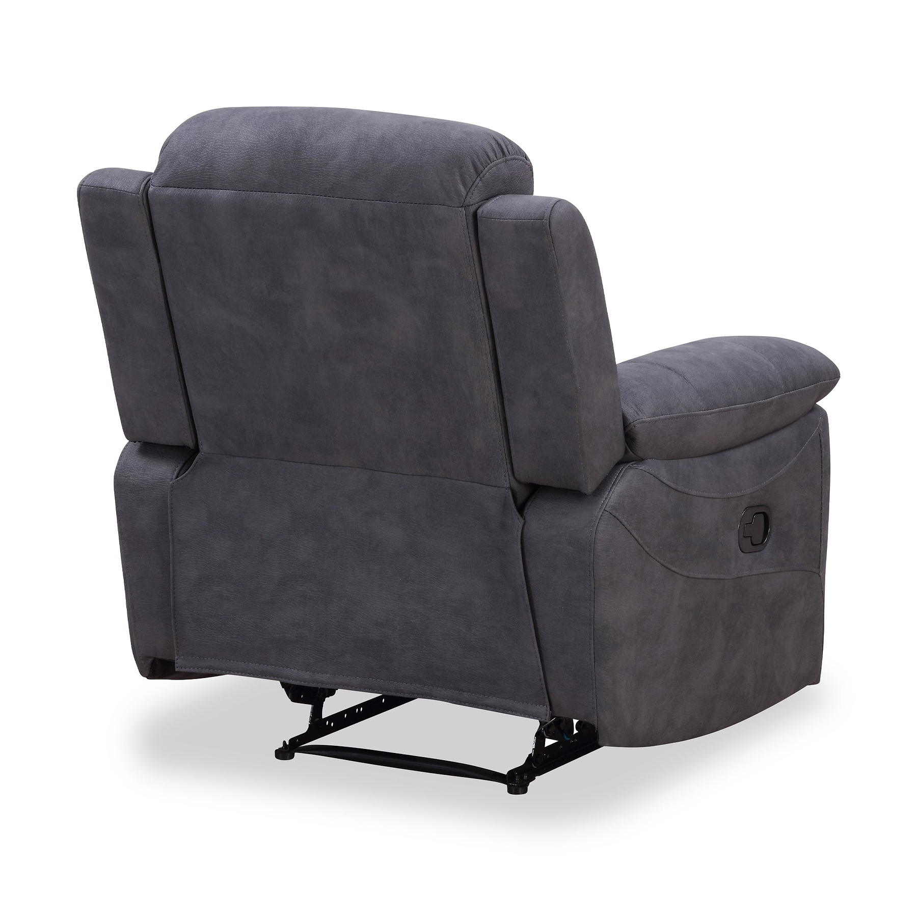 Conway Charcoal Reclining Armchair from Roseland Furniture