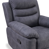 Conway Charcoal Reclining Armchair from Roseland Furniture