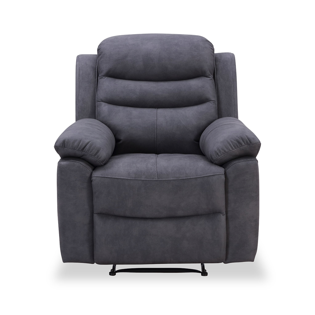 Conway Charcoal Reclining Armchair from Roseland Furniture