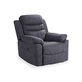 Conway Charcoal Reclining Armchair from Roseland Furniture