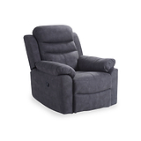 Conway Charcoal Reclining Armchair from Roseland Furniture