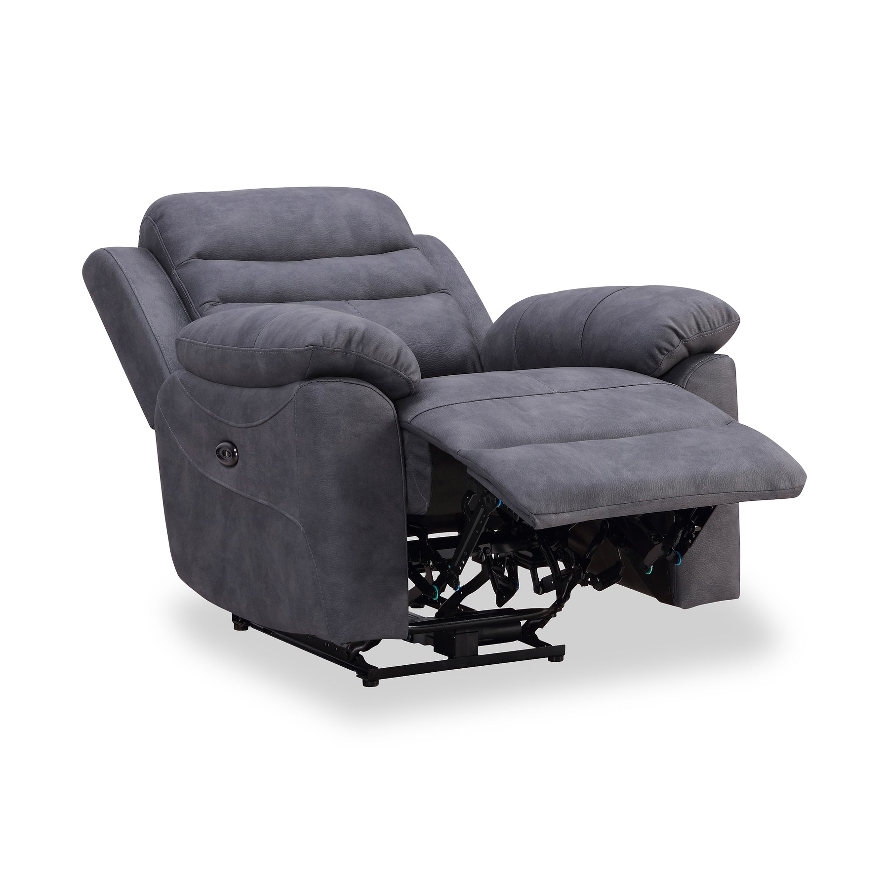 Conway Charcoal Electric Reclining Armchair from Roseland Furniture