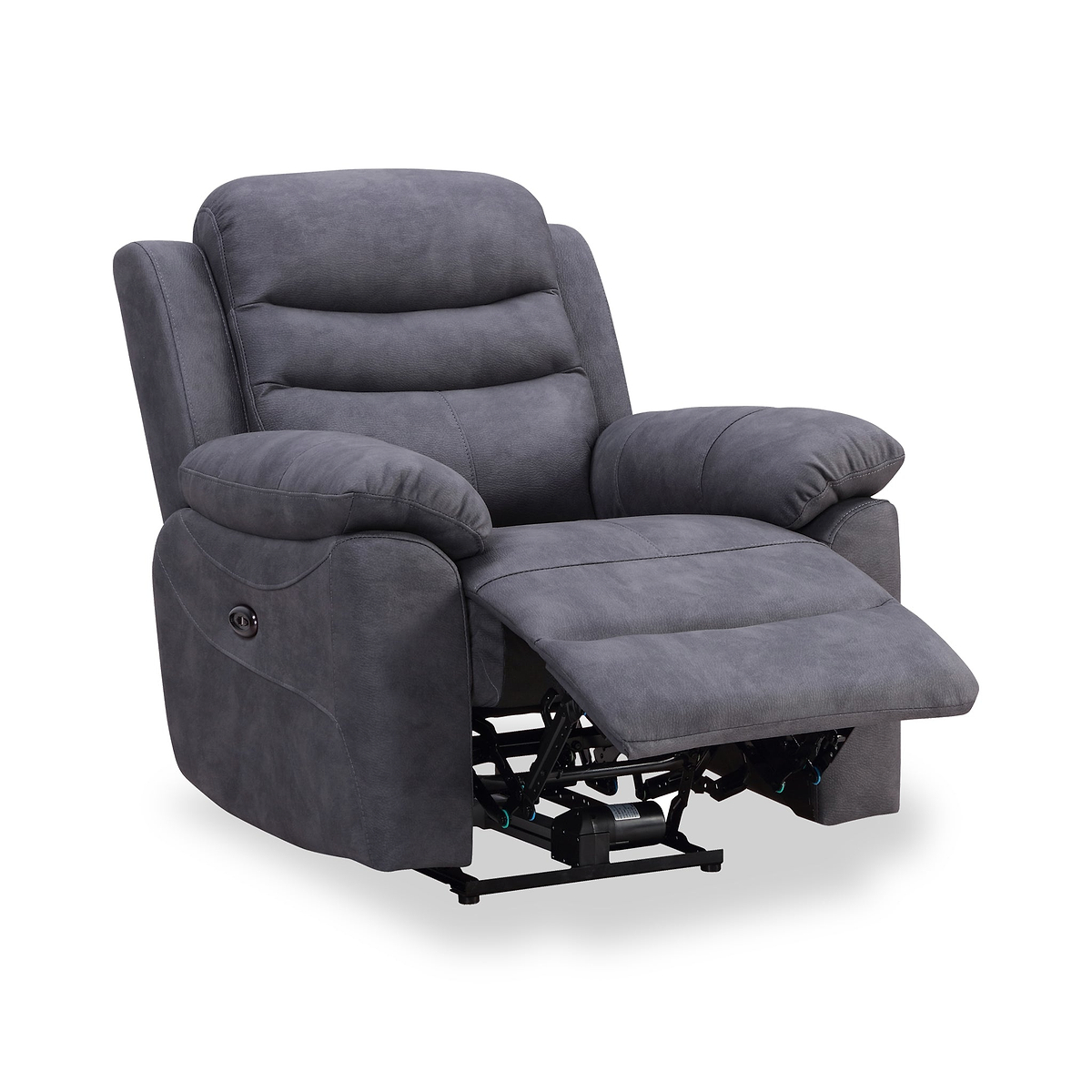 Conway Charcoal Electric Reclining Armchair from Roseland Furniture