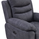 Conway Charcoal Electric Reclining Armchair from Roseland Furniture