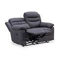 Conway Charcoal 2 Seater Recliner Sofa