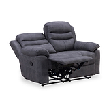Conway Charcoal 2 Seater Recliner Sofa