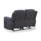 Conway Charcoal 2 Seater Recliner Sofa