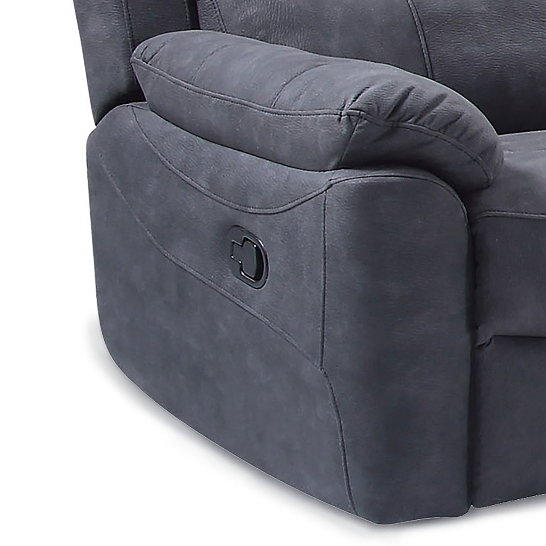 Conway Charcoal Reclining Armchair from Roseland Furniture