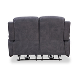 Conway Charcoal Electric 2 Seater Recliner from Roseland Furniture