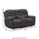 Conway 2 Seater Console Recliner from Roseland Furniture