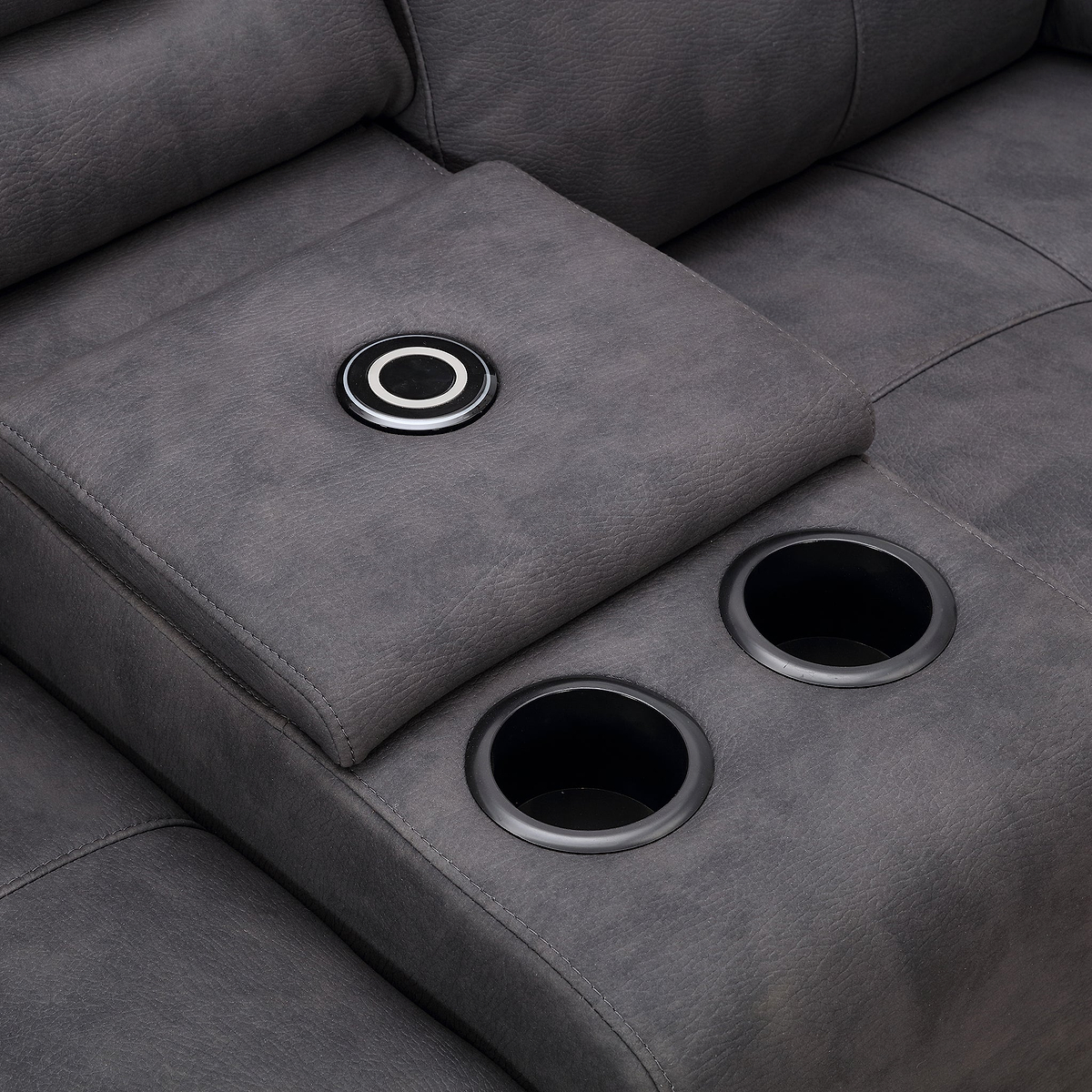 Conway Reclining 2 Seater Console Sofa with Console from Roseland Furniture