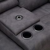 Conway Reclining 2 Seater Console Sofa with Console from Roseland Furniture