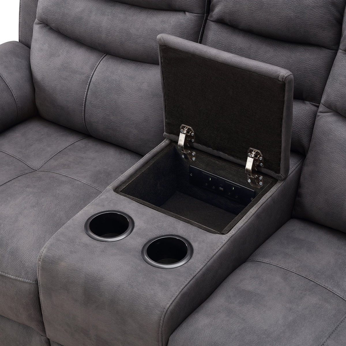 Conway 2 Seater Console Power Recliner from Roseland Furniture