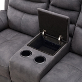 Conway 2 Seater Console Power Recliner from Roseland Furniture