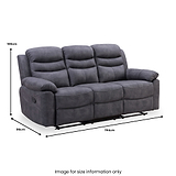 Conway Reclining 3 Seater Sofa by Roseland Furniture