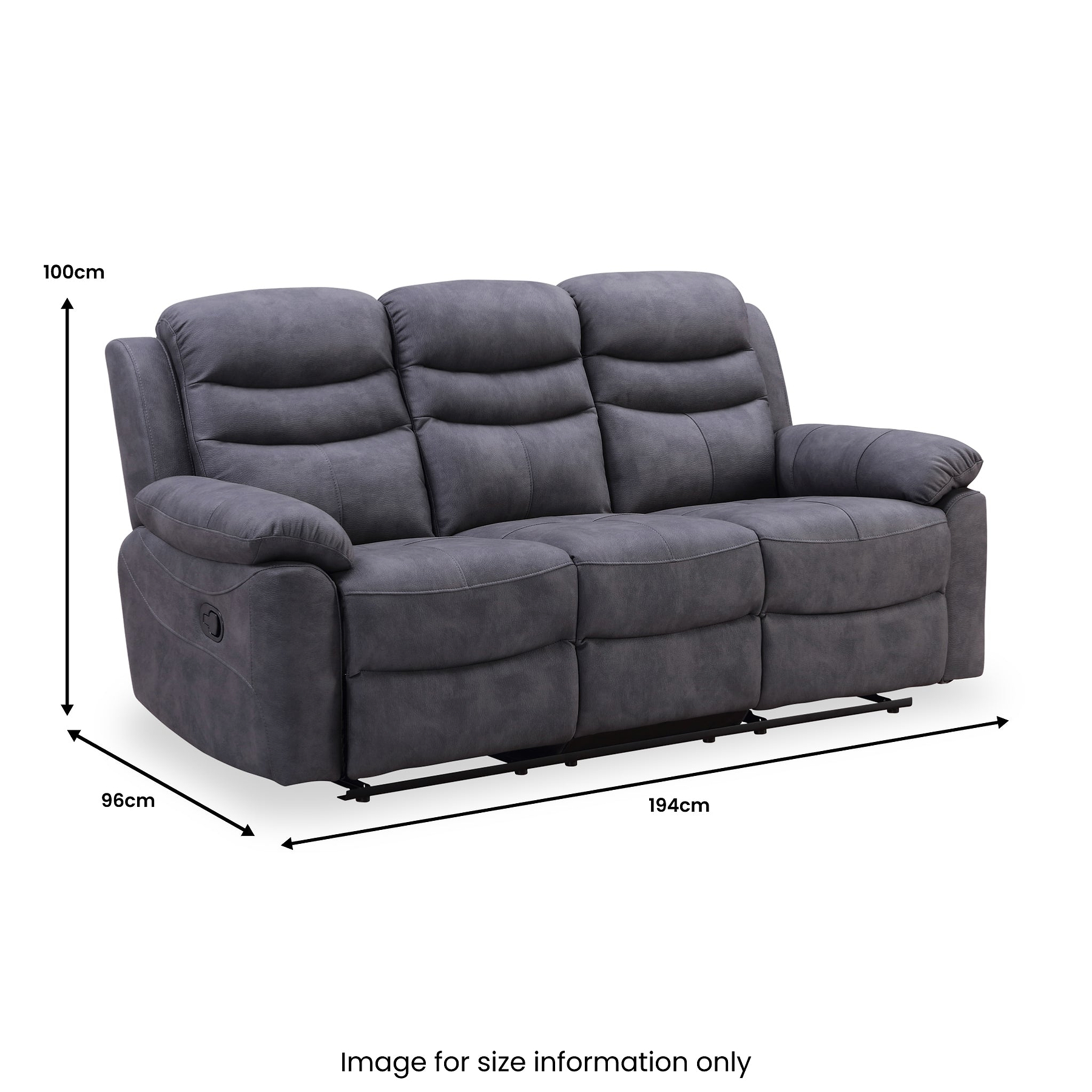 Conway Reclining 3 Seater Sofa by Roseland Furniture