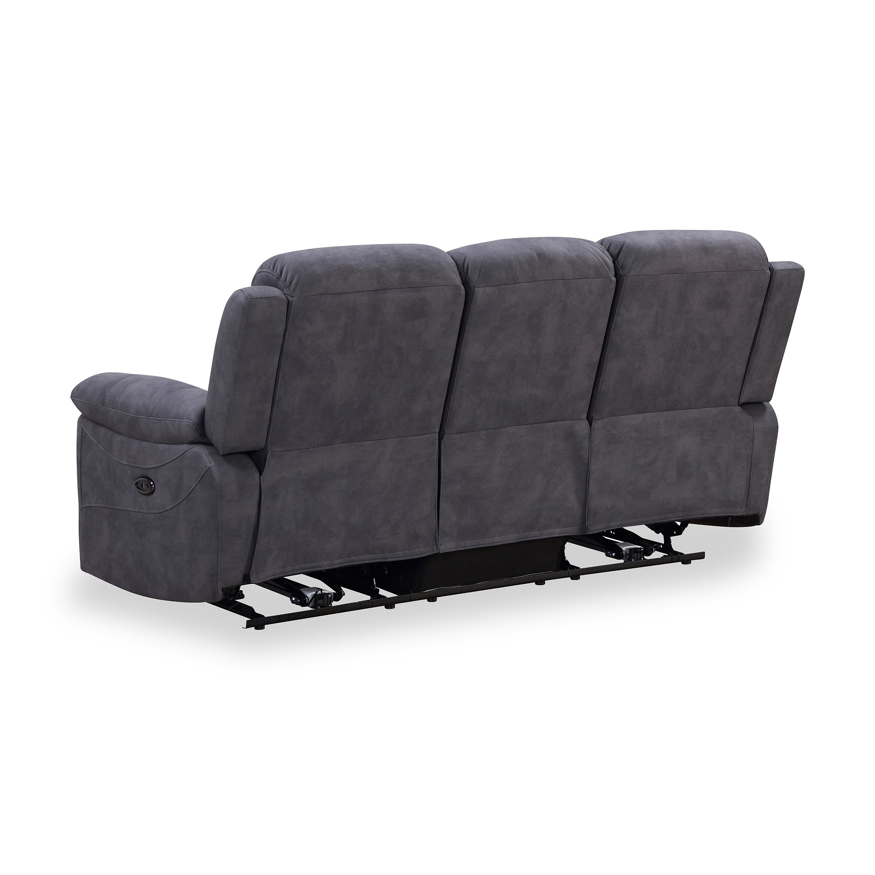 Conway Charcoal Electric 3 Seater Recliner from Roseland Furniture
