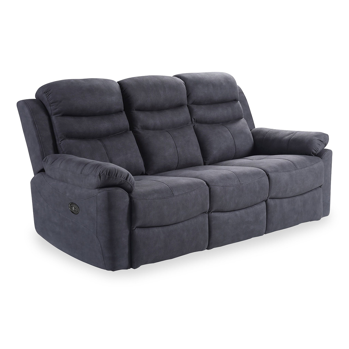 Conway Charcoal Electric 3 Seater Recliner from Roseland Furniture