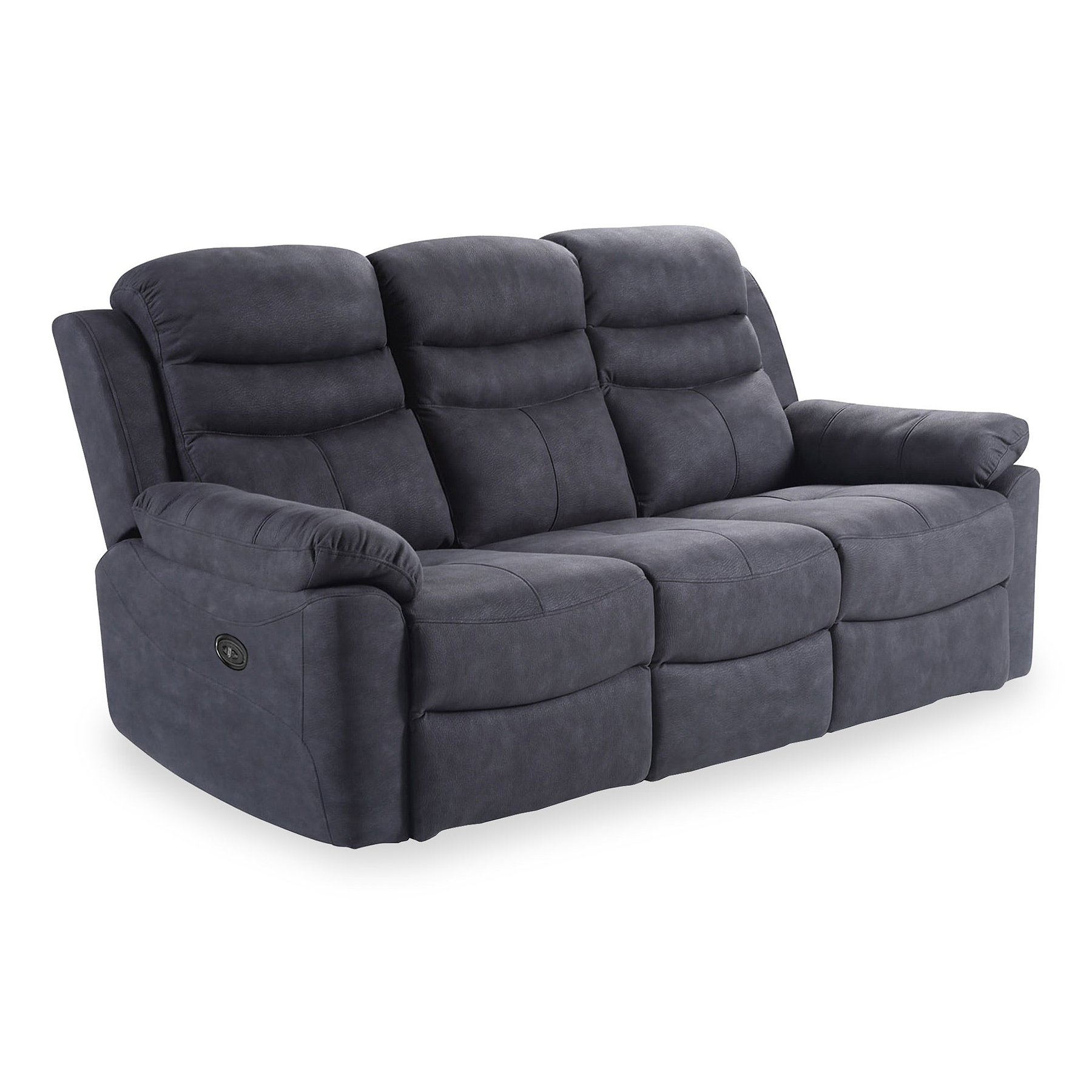 Conway Charcoal Electric 3 Seater Recliner from Roseland Furniture