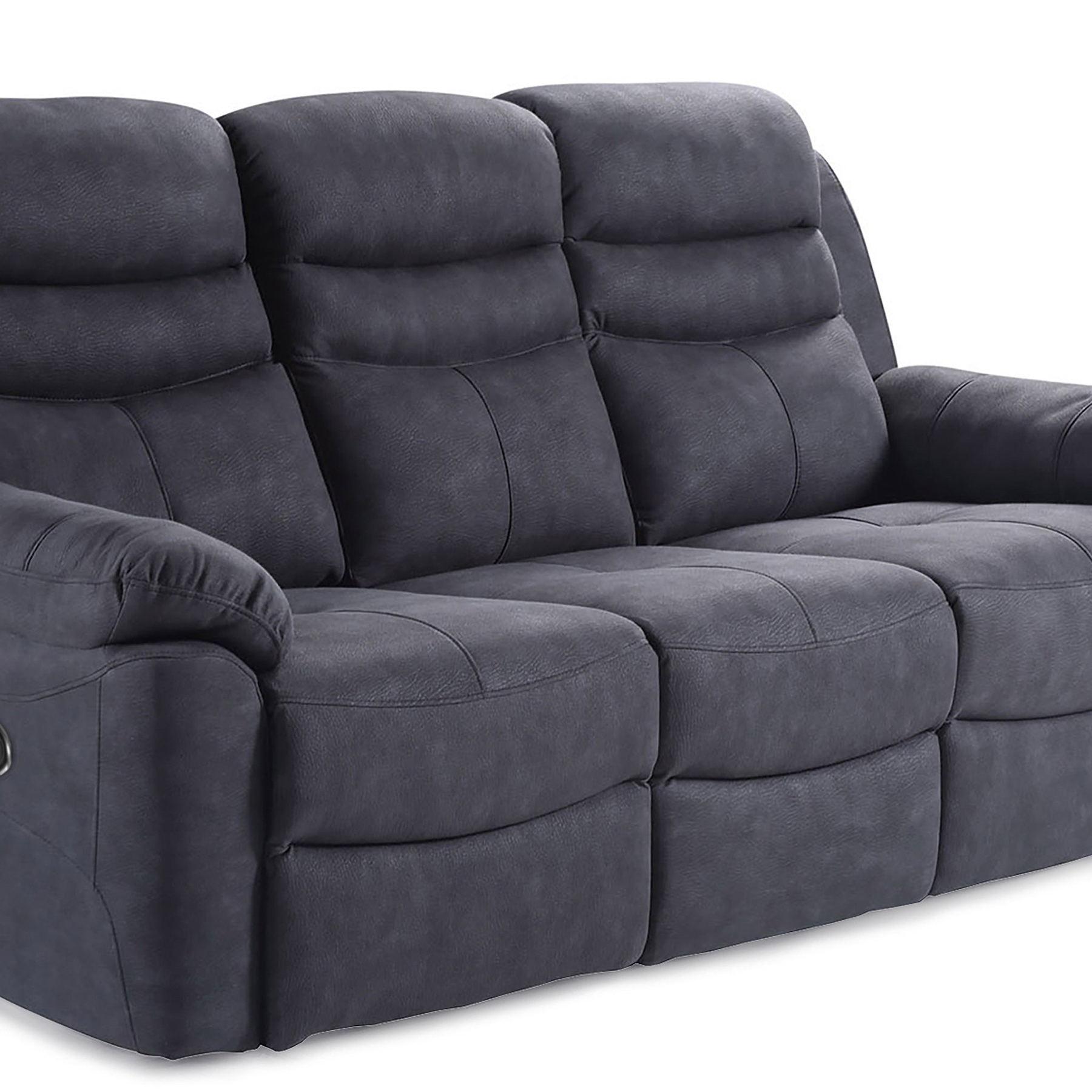 Conway Charcoal Electric 3 Seater Recliner from Roseland Furniture