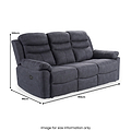 Conway Charcoal Electric 3 Seater Recliner from Roseland Furniture
