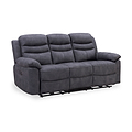 Conway Charcoal Electric 3 Seater Recliner from Roseland Furniture