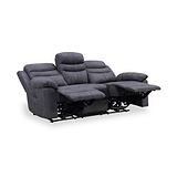Conway Charcoal Electric 3 Seater Recliner from Roseland Furniture