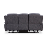 Conway Charcoal Electric 3 Seater Recliner from Roseland Furniture