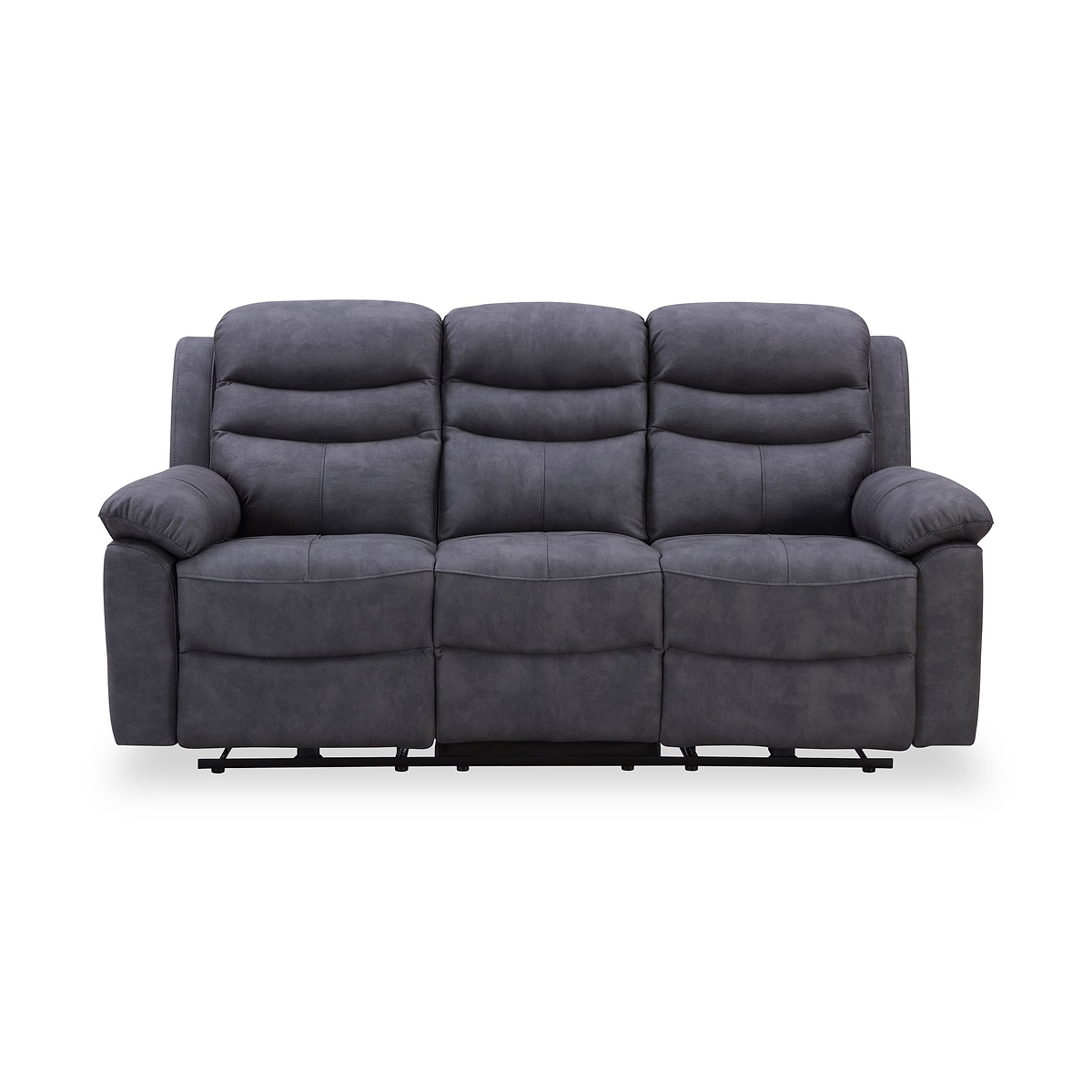 Conway Charcoal Electric 3 Seater Recliner from Roseland Furniture