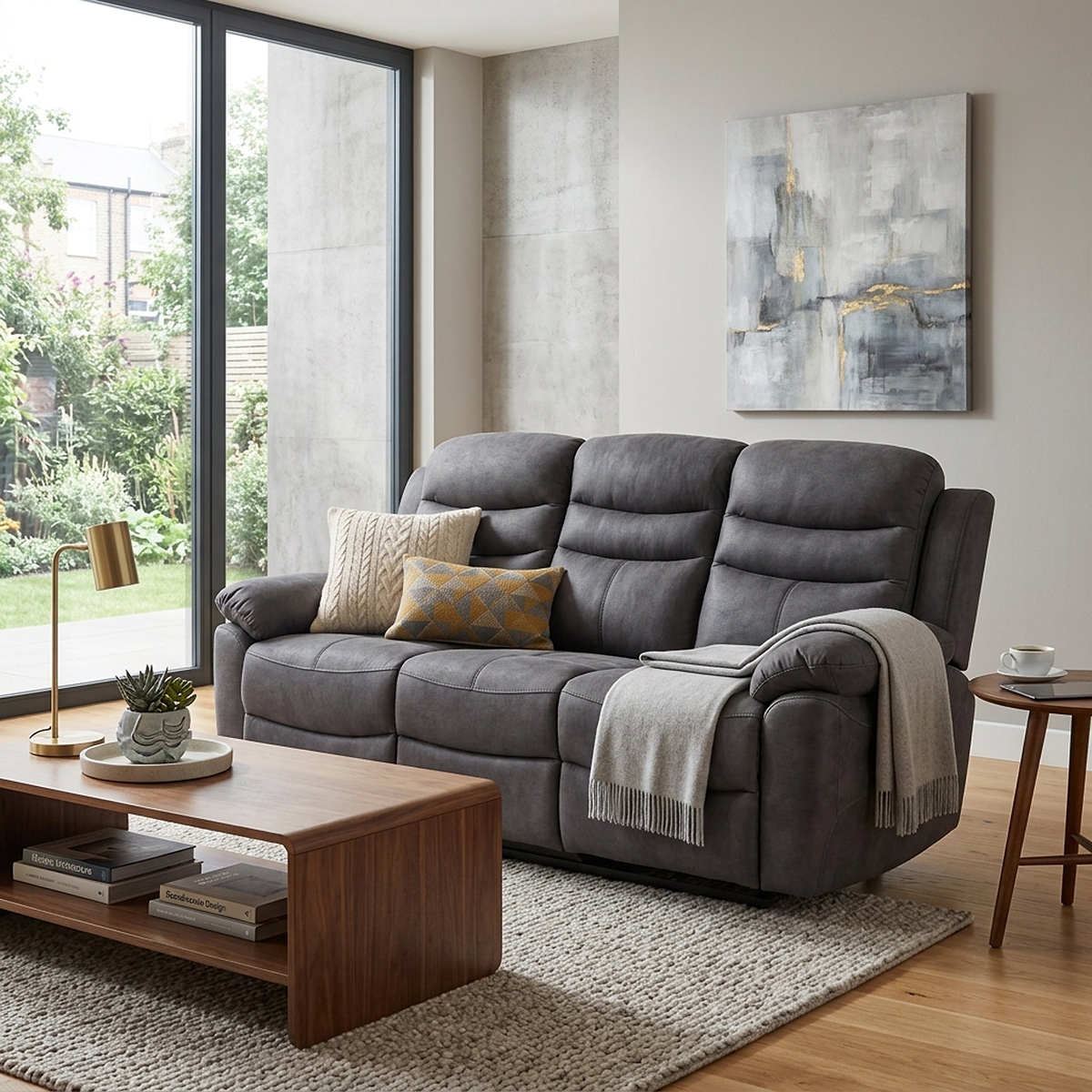 Conway 3 Seater Dropdown Recliner from Roseland Furniture