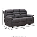 Conway 3 Seater Dropdown Recliner from Roseland Furniture