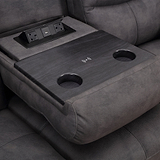 Conway 3 Seater Dropdown Power Recliner from Roseland Furniture