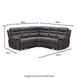 Conway Large Corner Sofa Power Recliner from Roseland Furniture