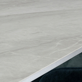 Earlsdon White & Gold Sintered Stone 180cm Dining Table for dining room