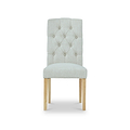 Portland Button Back Dining Chair Natural from Roseland Furniture