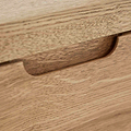 Harvey Oak 3 Over 4 Chest of Drawers from Roseland Furniture